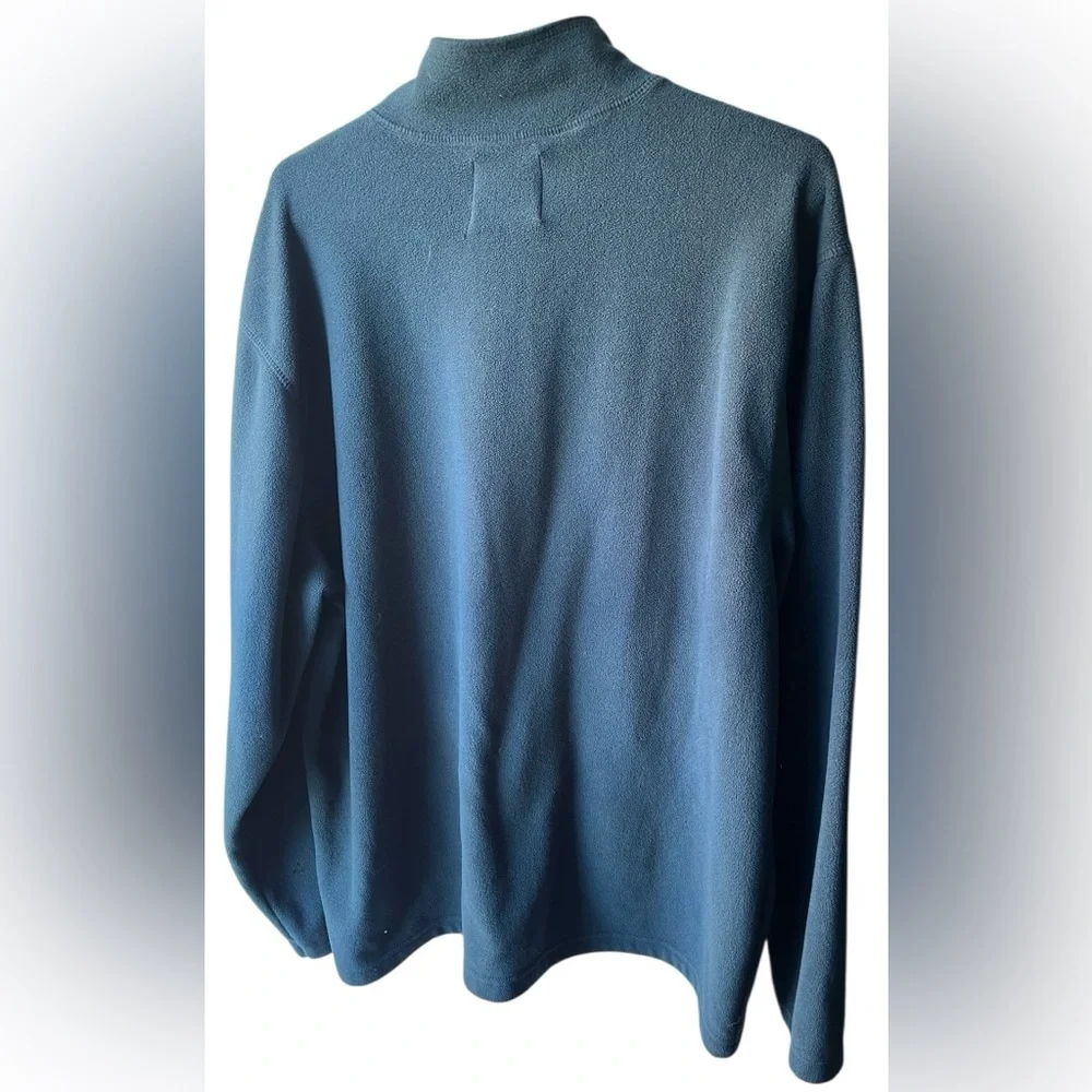 Old Navy‎ Men’s Quarter Zip Fleece Pullover • XXL • Dark Teal Soft Microfleece